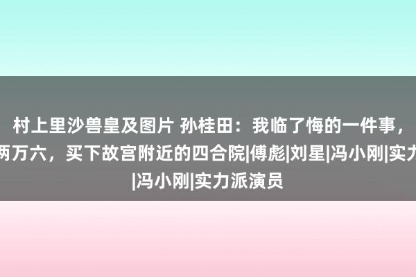 村上里沙兽皇及图片 孙桂田：我临了悔的一件事，等于花两万六，买下故宫附近的四合院|傅彪|刘星|冯小刚|实力派演员